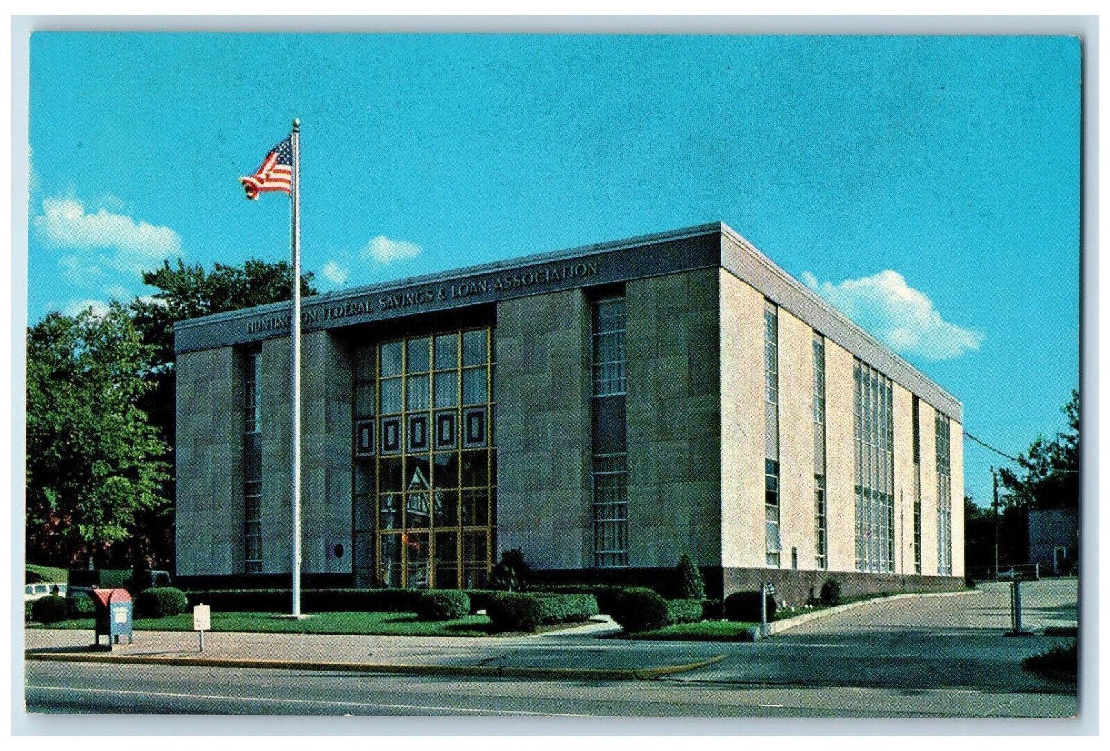 c1950's Huntington Federal Savings & Loan Association West Virginia WV Postcard