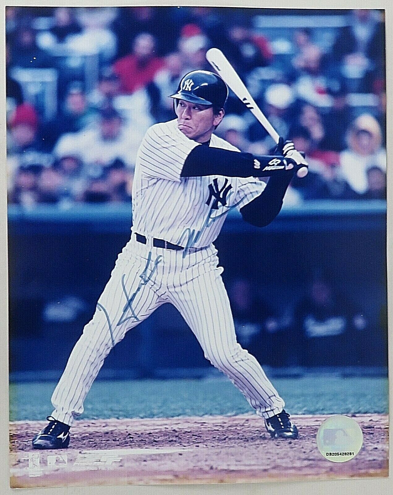 Hideki Matsui Yankees Signed Framed 8x10 Photo Licensed MLB Photo File Inc.