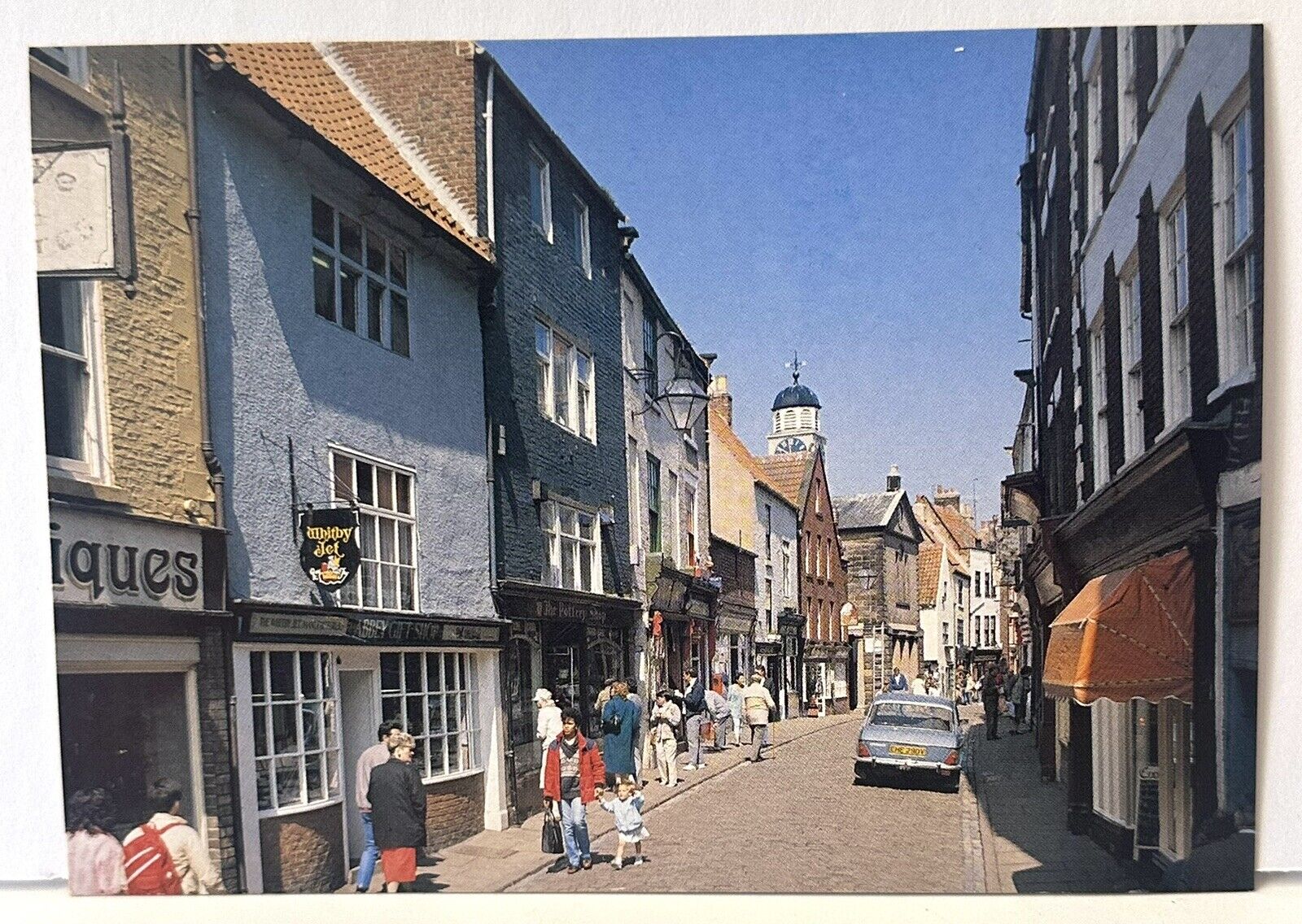 Postcard Whitby North Yorkshire England Church Street