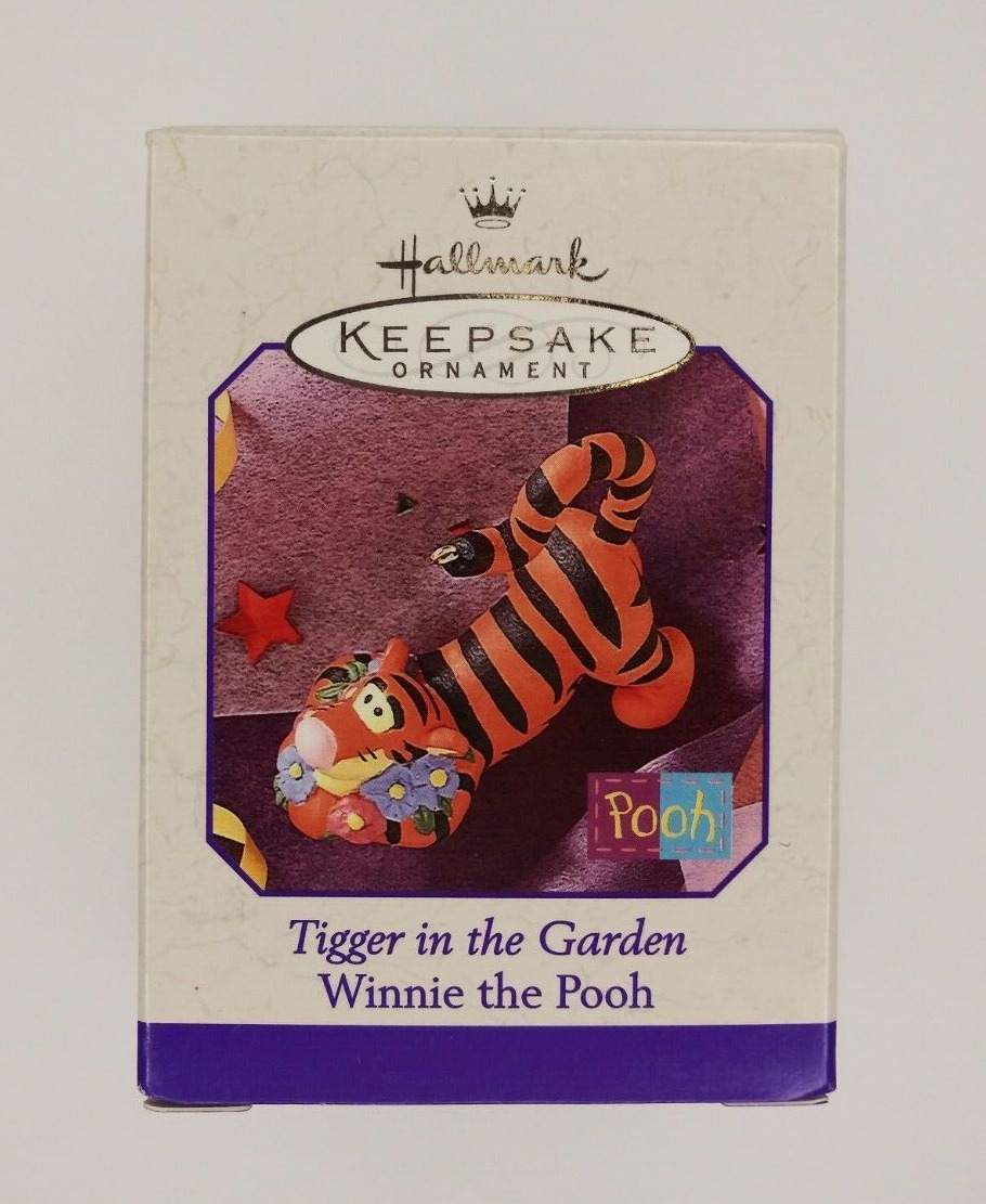 Tigger in the Garden Winnie the Pooh Hallmark Keepsake Ornament Disney NOS 1998