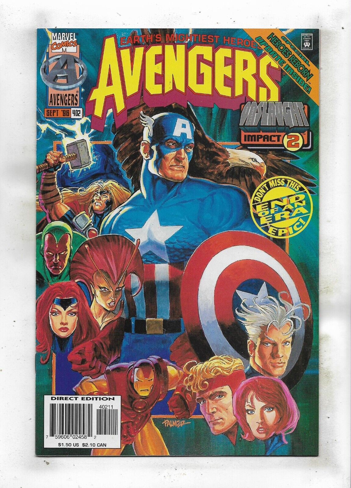 Avengers 1996 #402 Very Fine/Near Mint