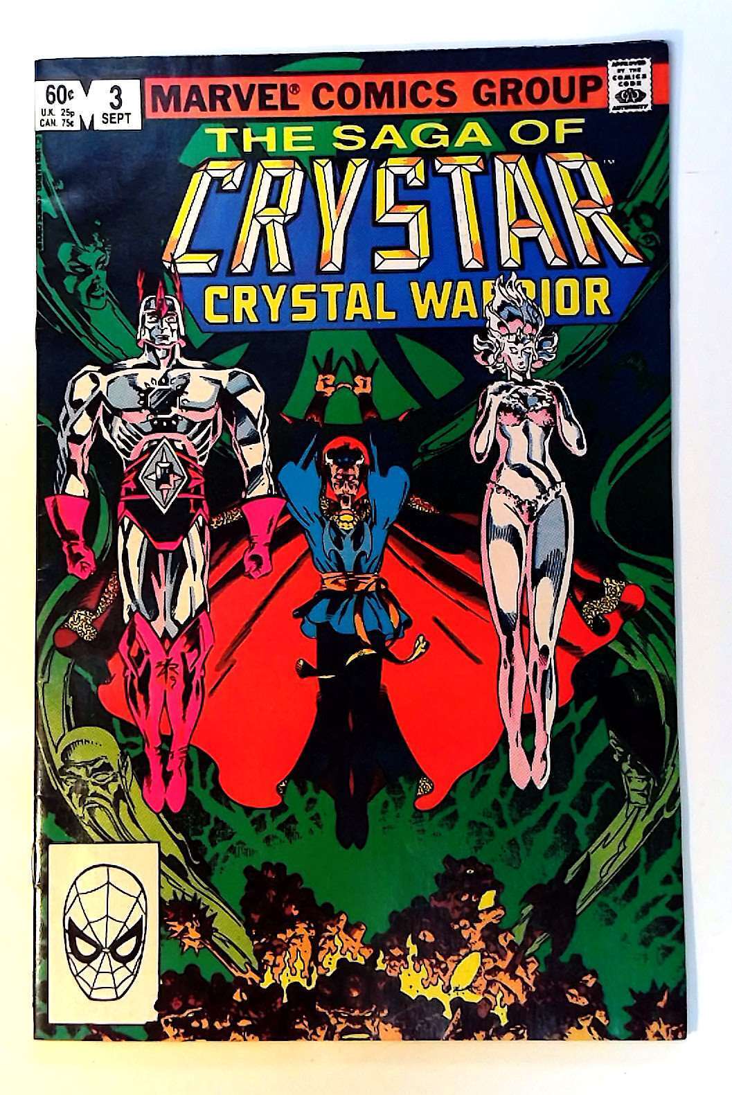 The Saga of Crystar, Crystal Warrior #3 Marvel (1983) Doctor Strange Comic Book