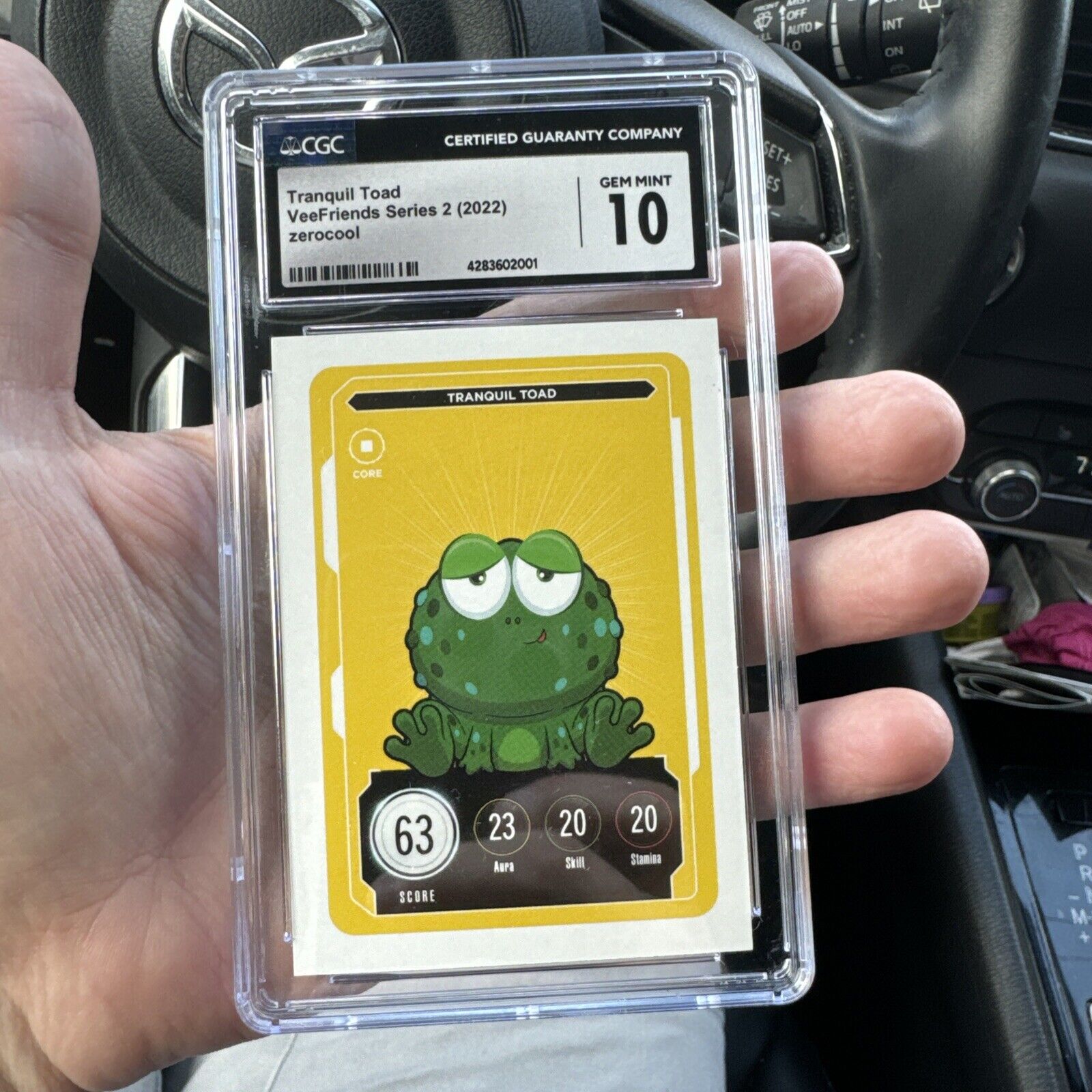 VeeFriends Compete And Collect Series 2 Tranquil Toad CGC 10 Gem Mint GOO Gary