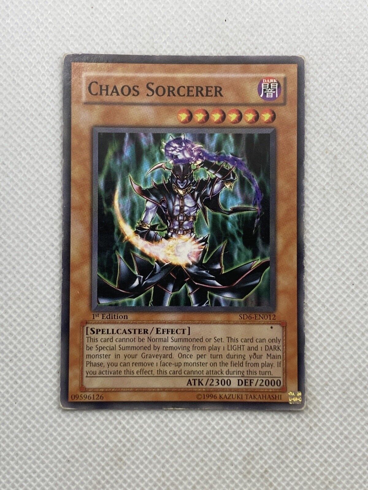 Chaos Sorcerer - 1st Edition SD6-EN012 YuGiOh