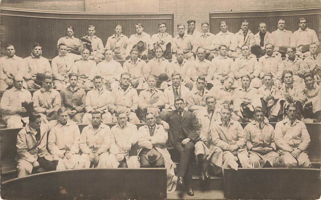 1911 RPPC Boston Medical School Untitled Real Photo P452
