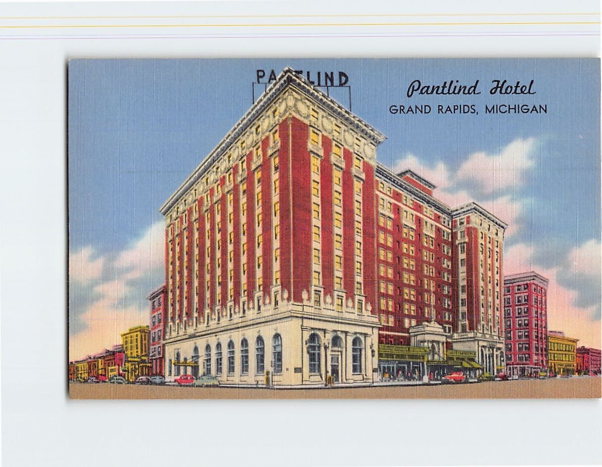Postcard Pantlind Hotel Grand Rapids Michigan USA