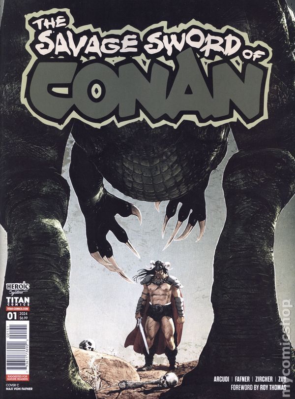 Savage Sword of Conan 1C FN 2024 Stock Image