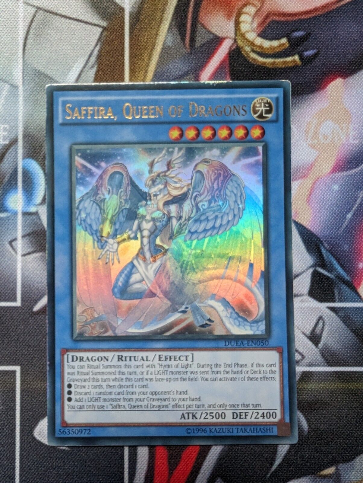 Saffira, Queen of Dragons - DUEA-EN050 - Ultra Rare - Yu-Gi-Oh
