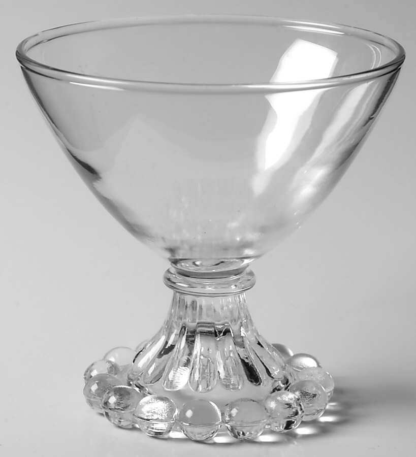 Anchor Hocking Berwick-Boopie-Clear Champagne Sherbet Glass 5611