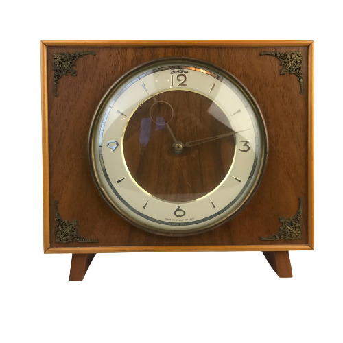 Vintage 50s Bentima Clock Made In Great Britain 9.5