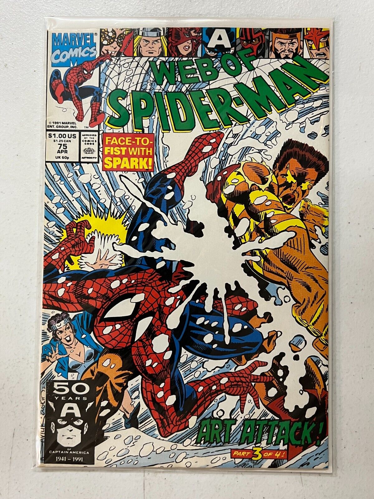 Web of Spider-Man #75 MARVEL Comics 1991  | Combined Shipping B&B