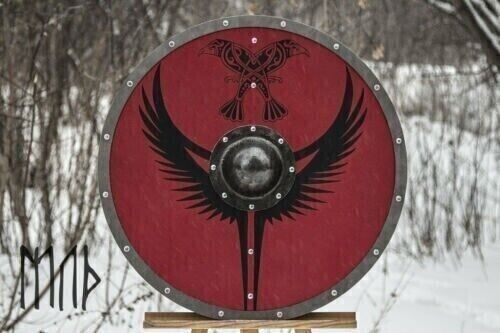 Viking Wooden Round Shield Armor 24\