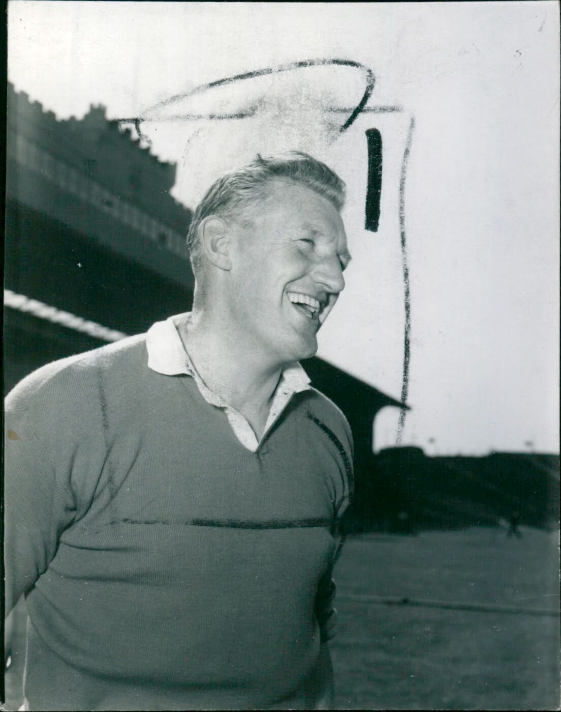 1957 - YOUNG GEORGE EX FOOTBALLER PEOPLE SPORTS... - Vintage Photograph 3852094