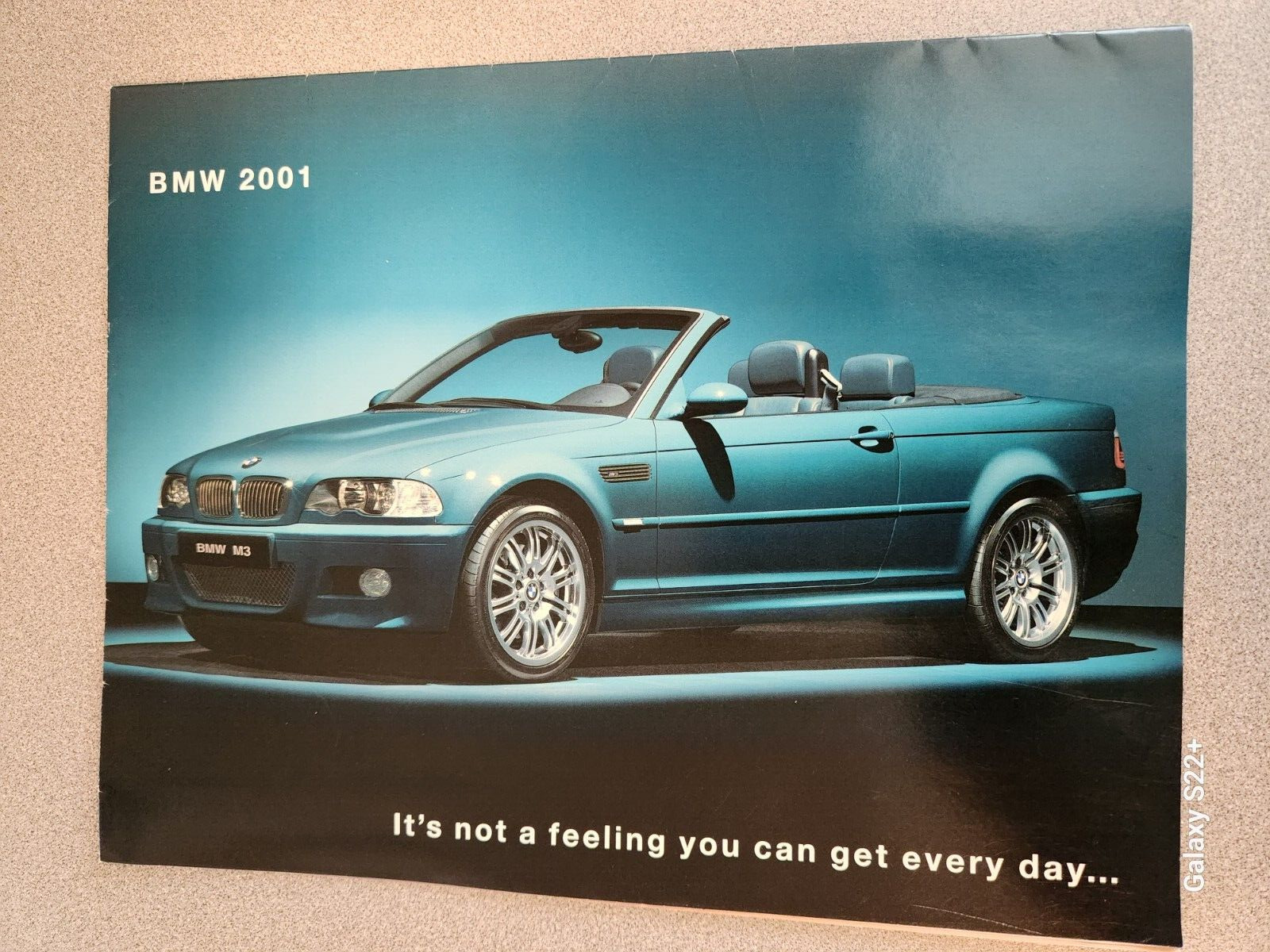 2001 BMW Sales Catalog/Brochure for the M3 Series Sedan Plus 325i, Coupe & more