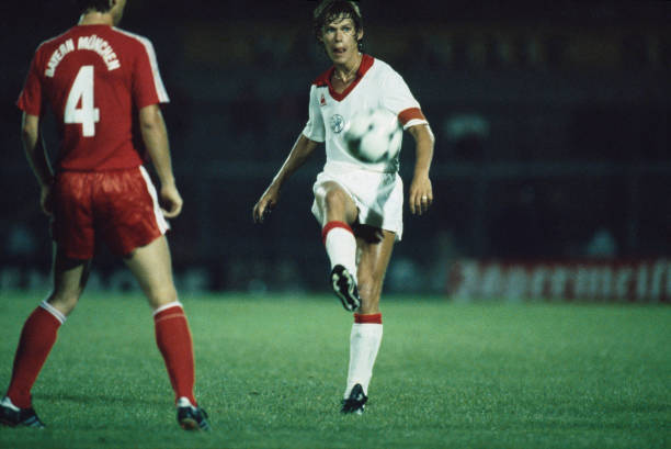 Danish footballer Frank Arnesen of AFC Ajax circa 1980 Old Photo 1