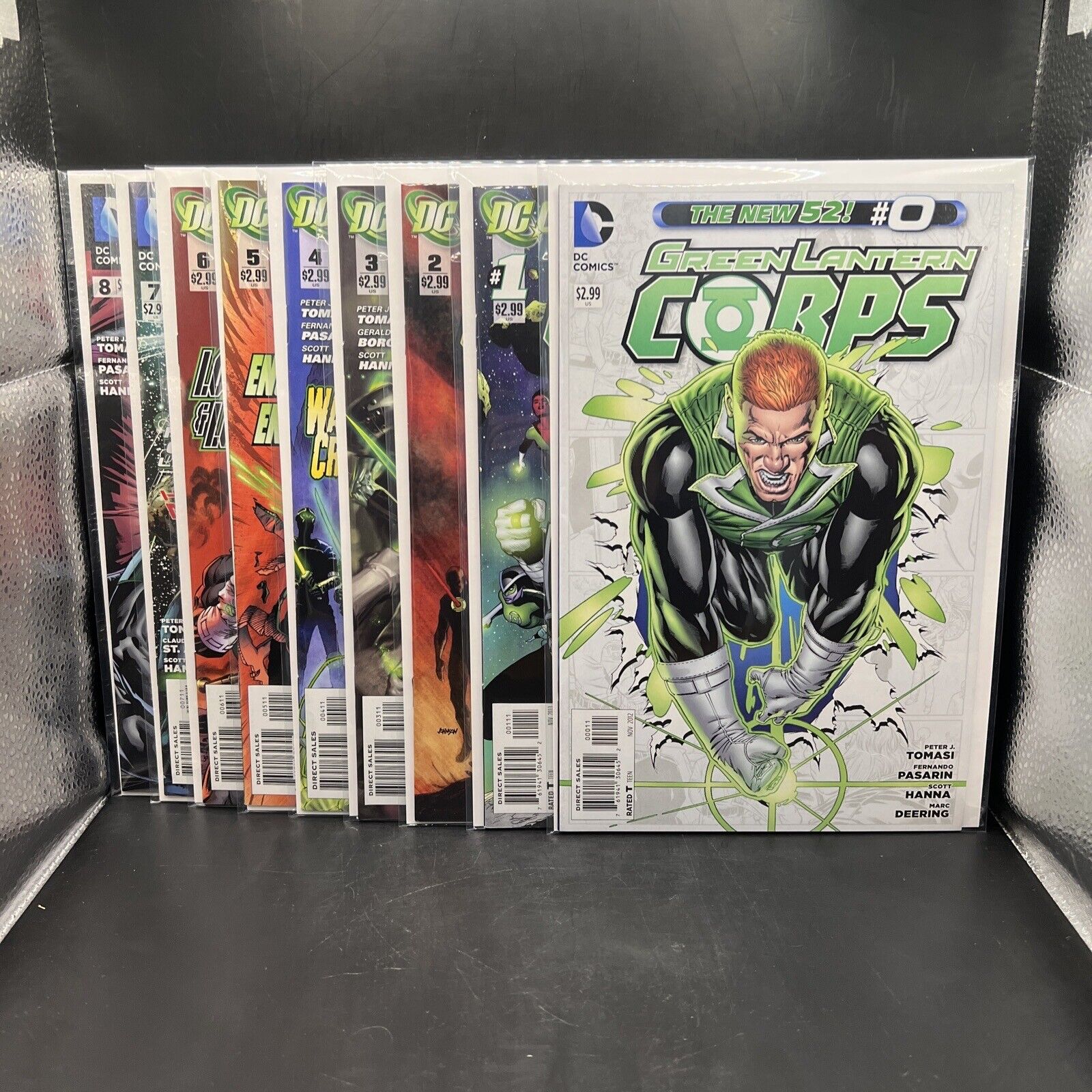 Green Lantern Corps Lot Of 9, #’s 0-8, DC Comics, The New 52 (A40)(30)