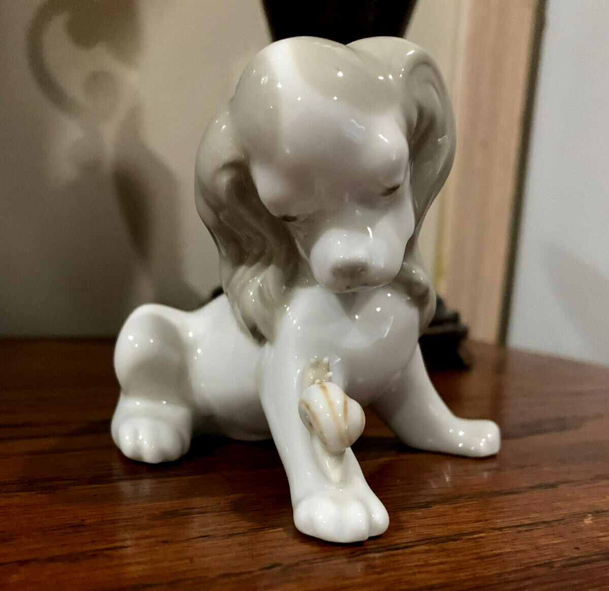 Vintage ROSAL/NAO Puppy Dog and Snail Figurine RARE Collectible by JOSE LLADRO ?