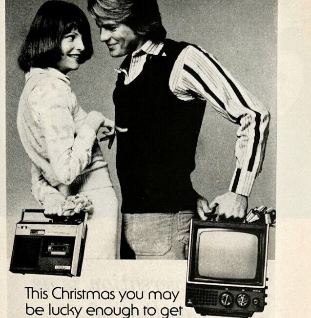 1972 Hitachi Television Radio Advertisement Life Vintage Solid State