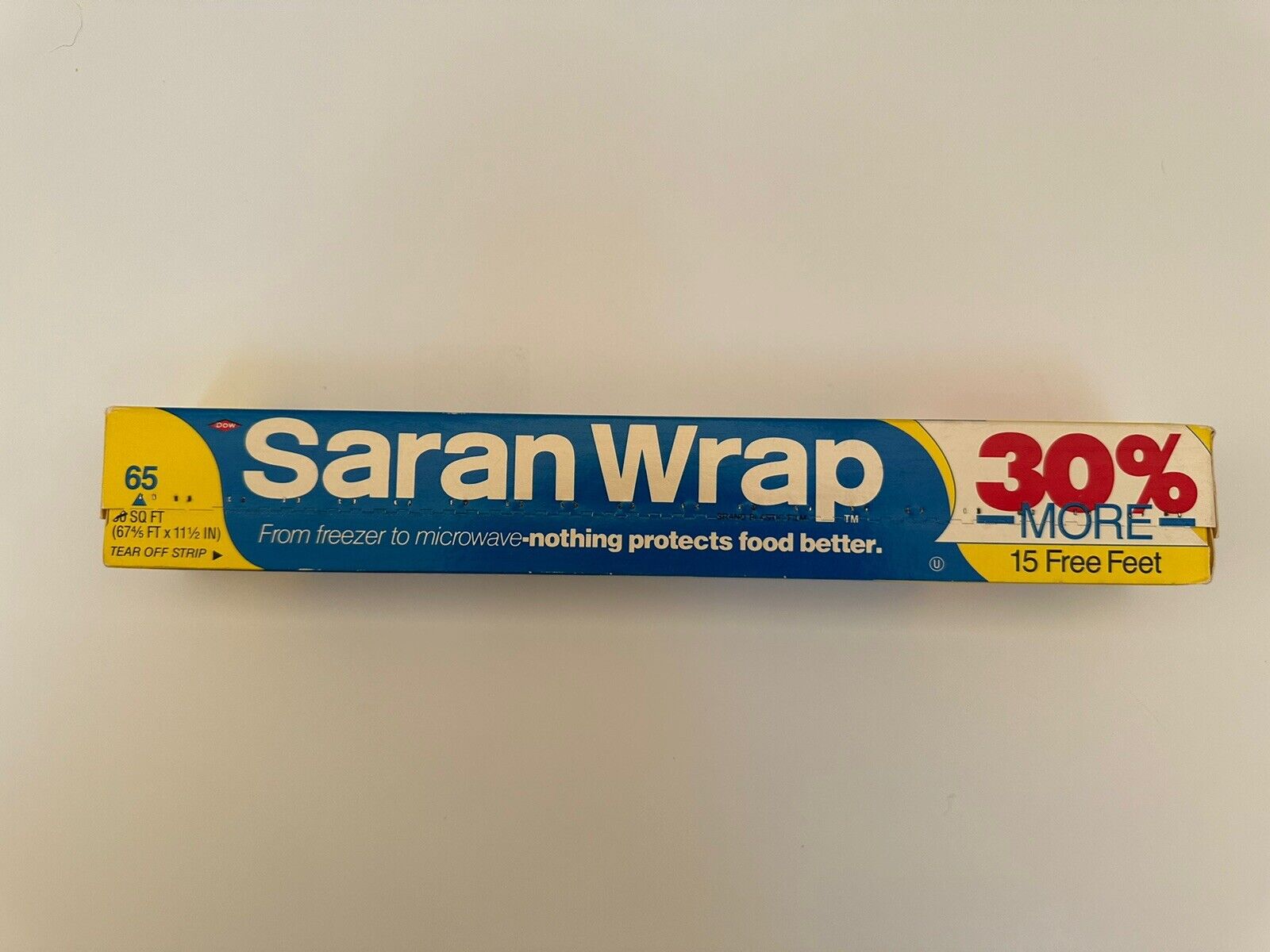 Vintage Saran Wrap Unopened 65 Ft/ Film Prop/ Collection 80’s 90’s