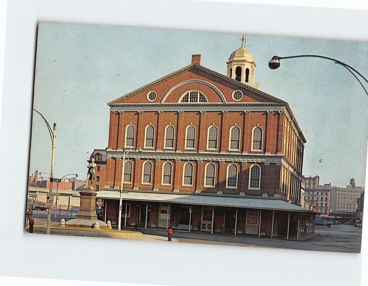Postcard Faneuil Hall Cradle of Liberty Boston Massachusetts USA