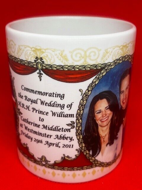 HRH Prince William & Catherine Middleton Royal Wedding Commemorate Coffee Mug