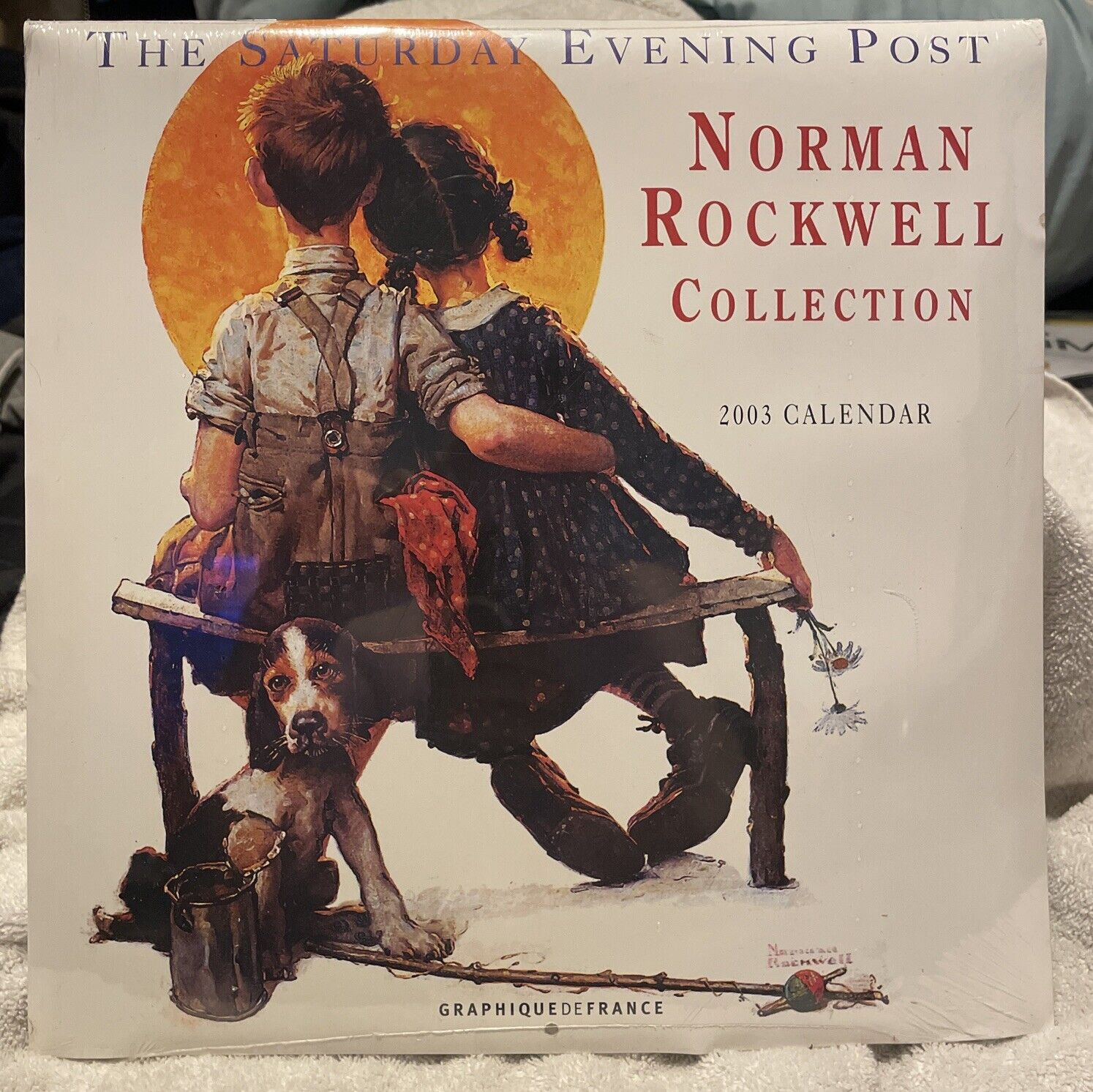Factory Sealed Norman Rockwell saturday evening post collection 2003 Calendar