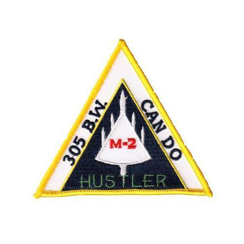 305th B.W. CAN DO M-2 HUSTLER Patch – Hook and Loop