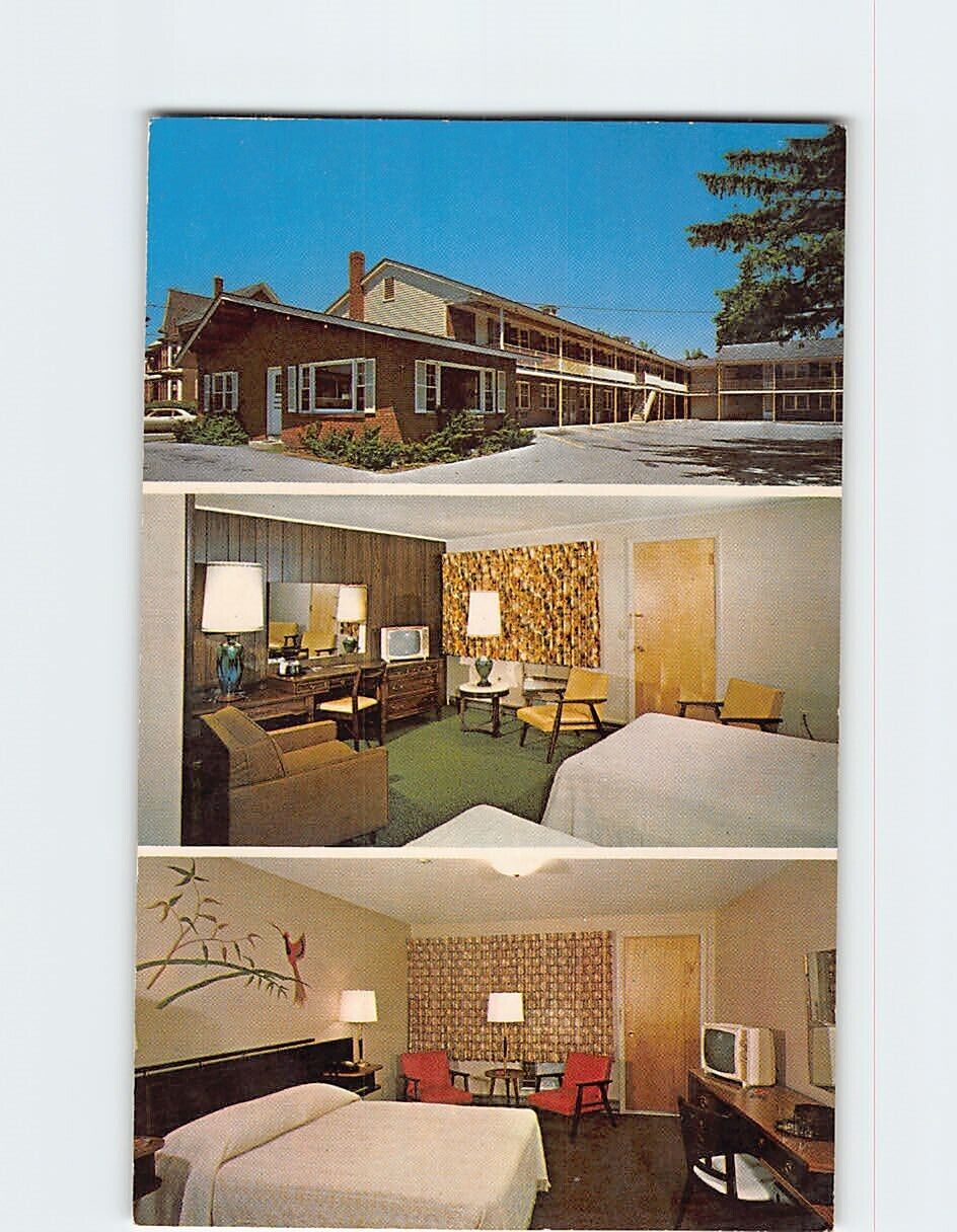 Postcard Uptown Motel Manchester NH USA