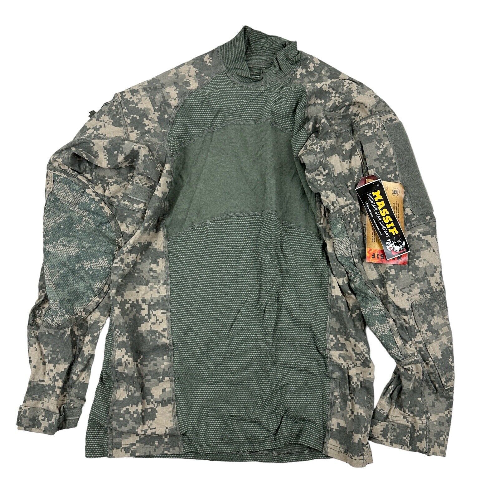 NWT USGI ACU MASSIF Digital Camo Army Combat Shirt Flame Resistant ACS