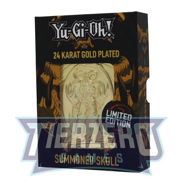 Yugioh Summoned Skull Limited Edition Gold Card