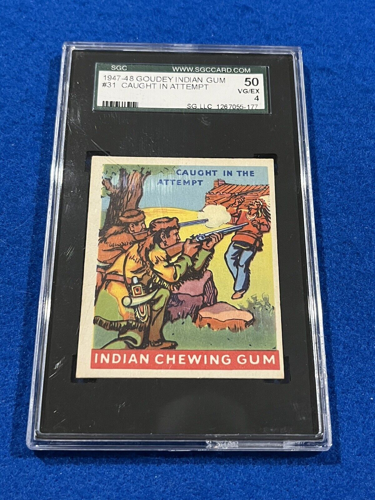 1947-48 Goudey Indian Gum Non Sports Graded Card SGC 4 #31