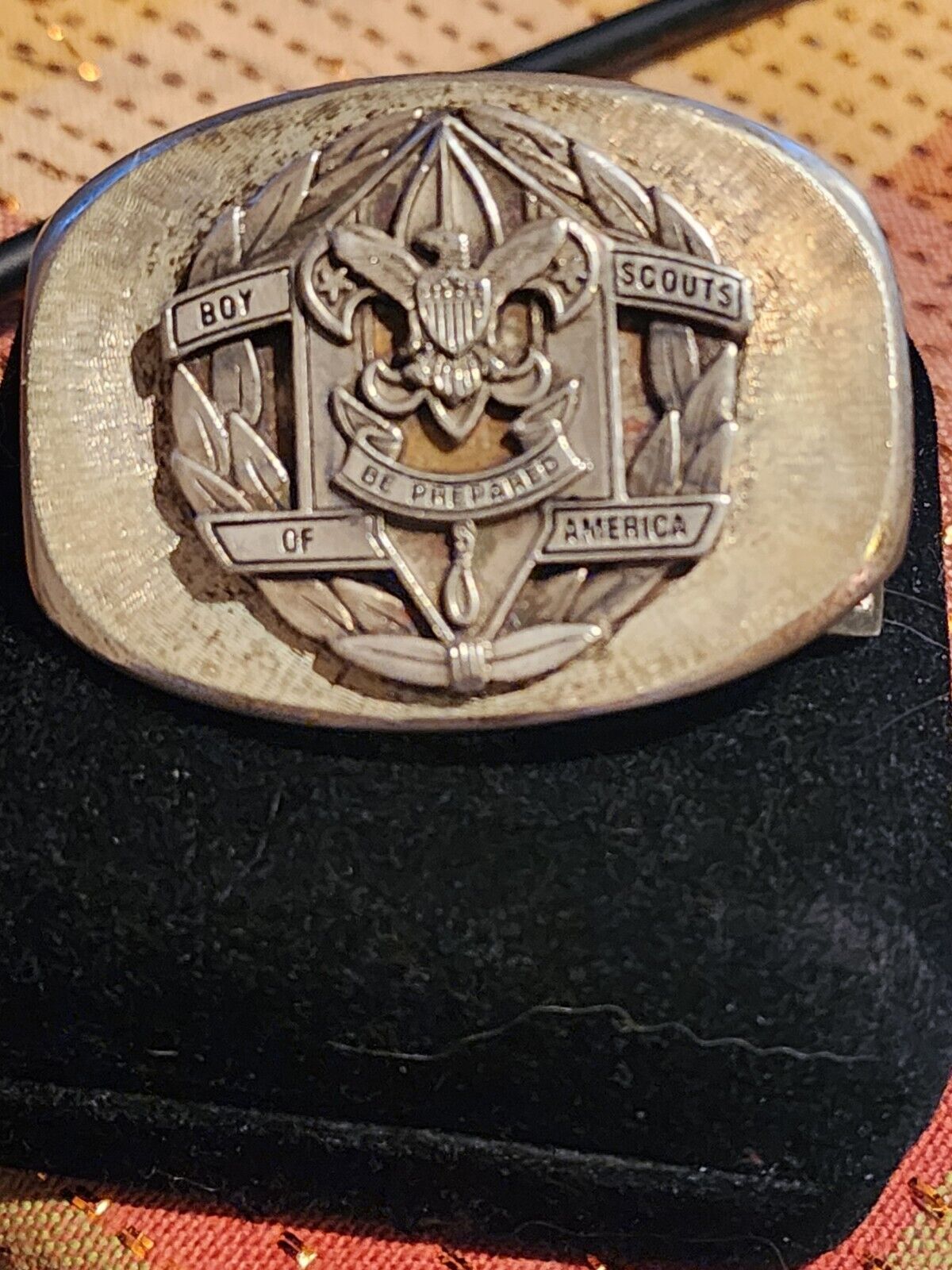 Boy Scout 1994 Chief Scout Executive Winners Circle-Sterling Silver Belt Buckle