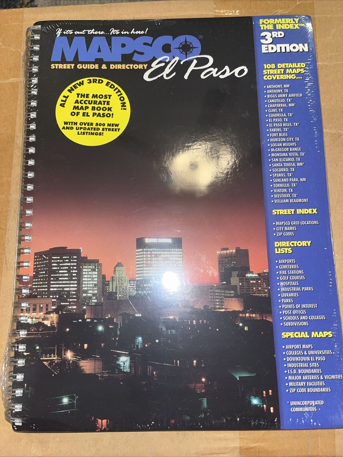 Mapsco El Paso 3rd Edition