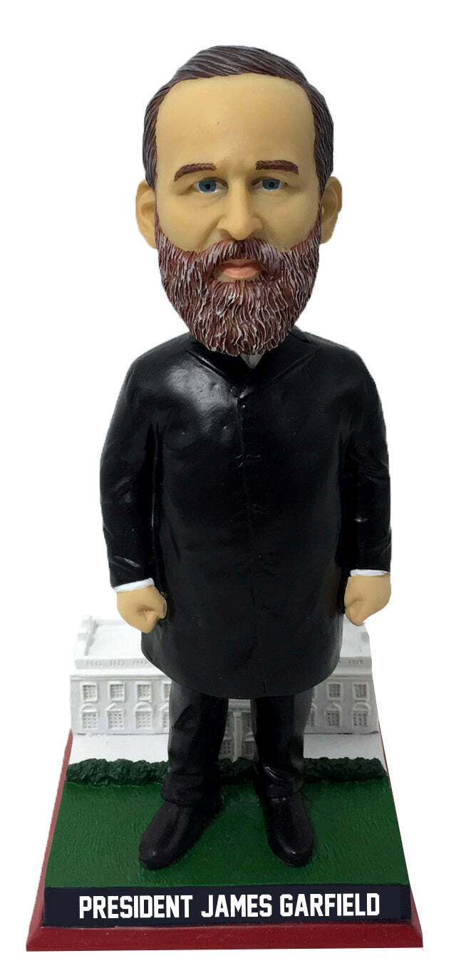 James Garfield White House Base President Bobblehead Numbered to 1,880