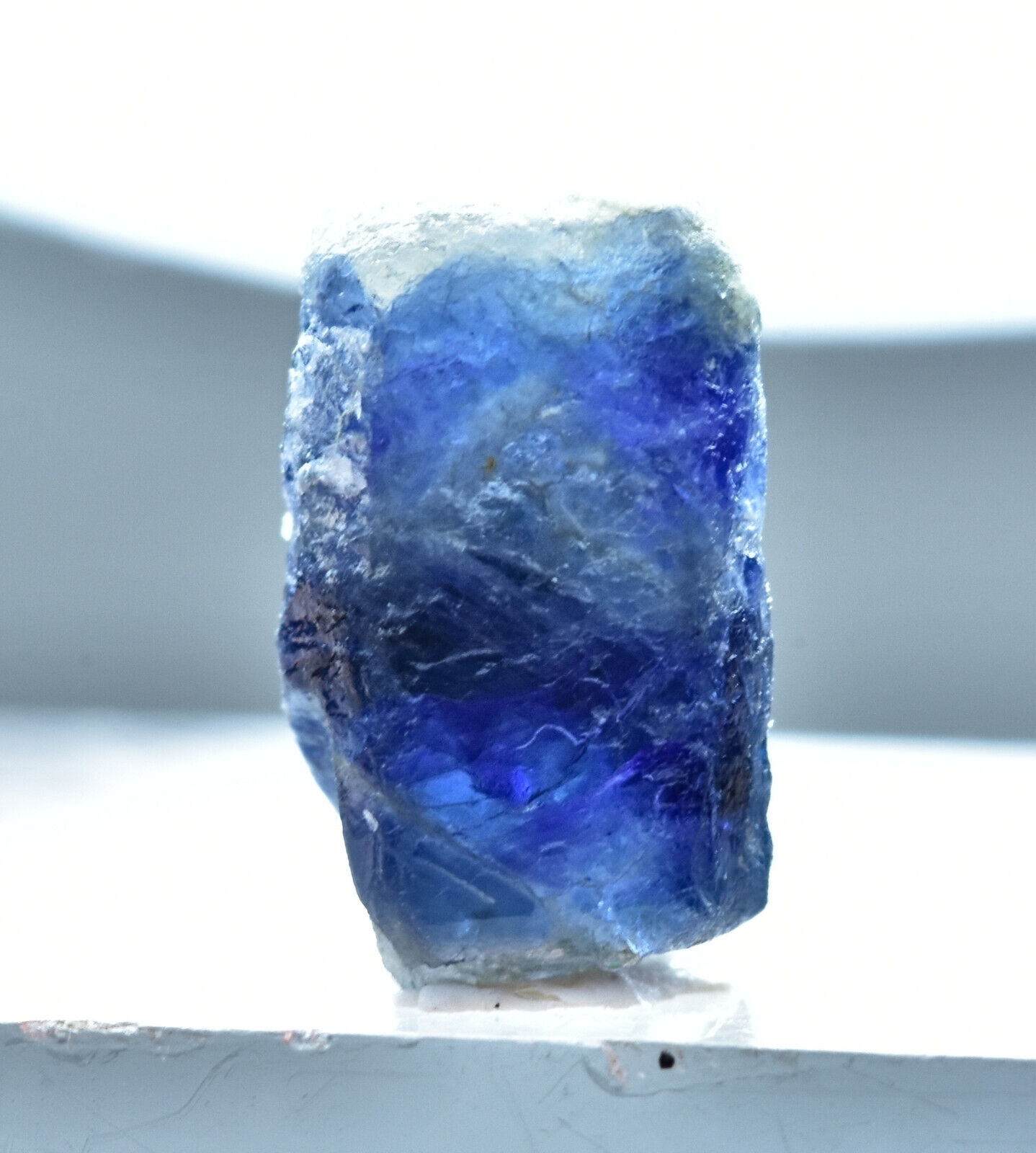 Beautiful Deep Blue Color Sapphire Crystal From Badakhshan Afghanistan 2.25 Crat