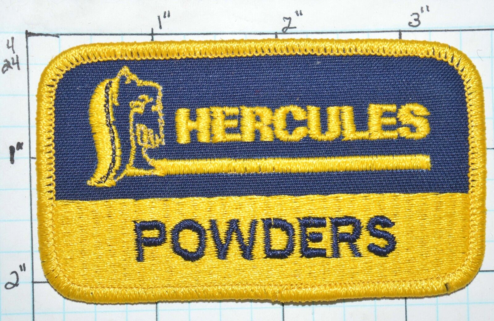 HERCULES POWDERS RELOADER AMMO 1912 - 2008 ADVERTISING LOGO PATCH