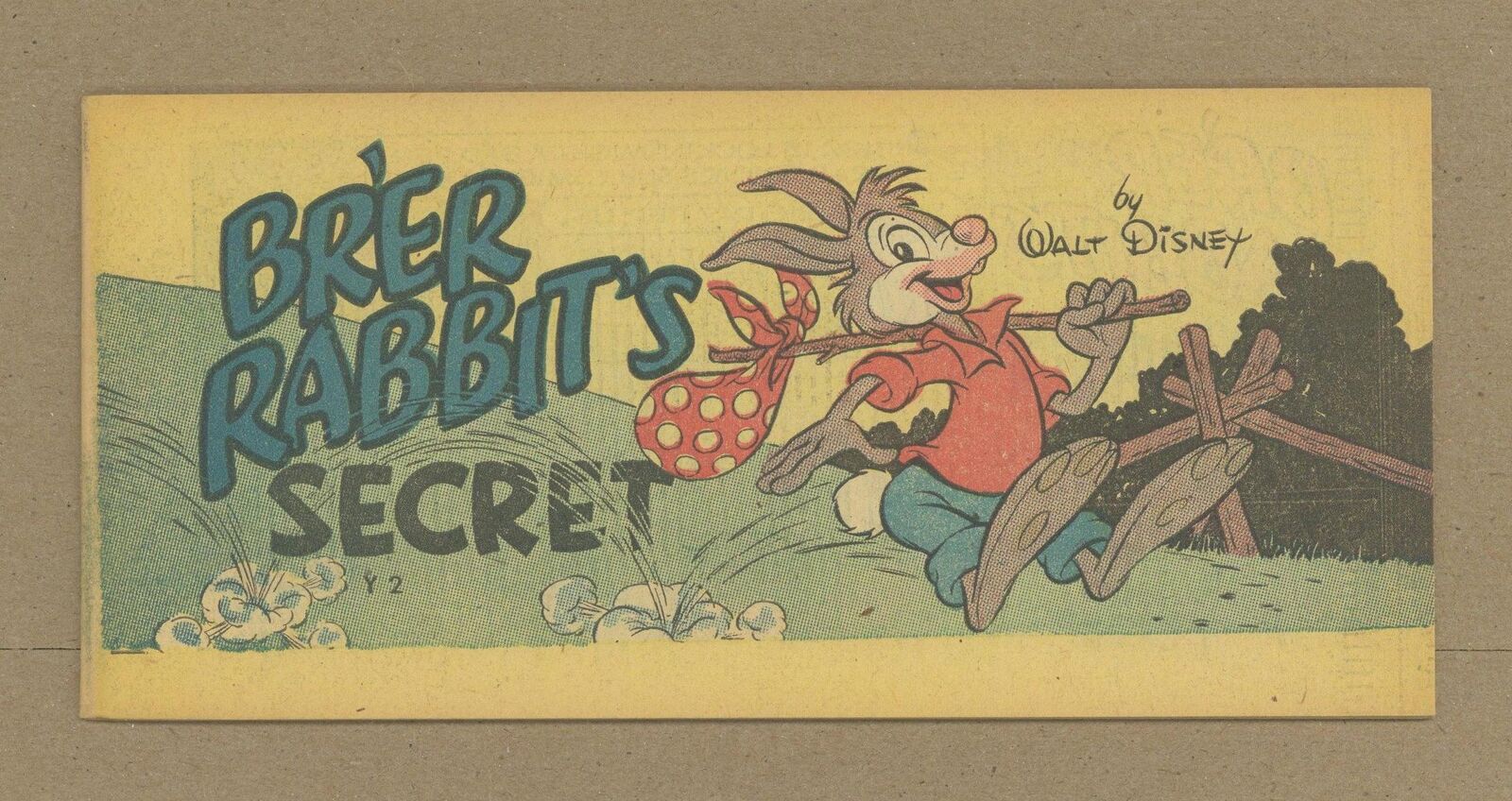 Brer Rabbit\'s Secret Mini Comic #2 NM 9.4 1947