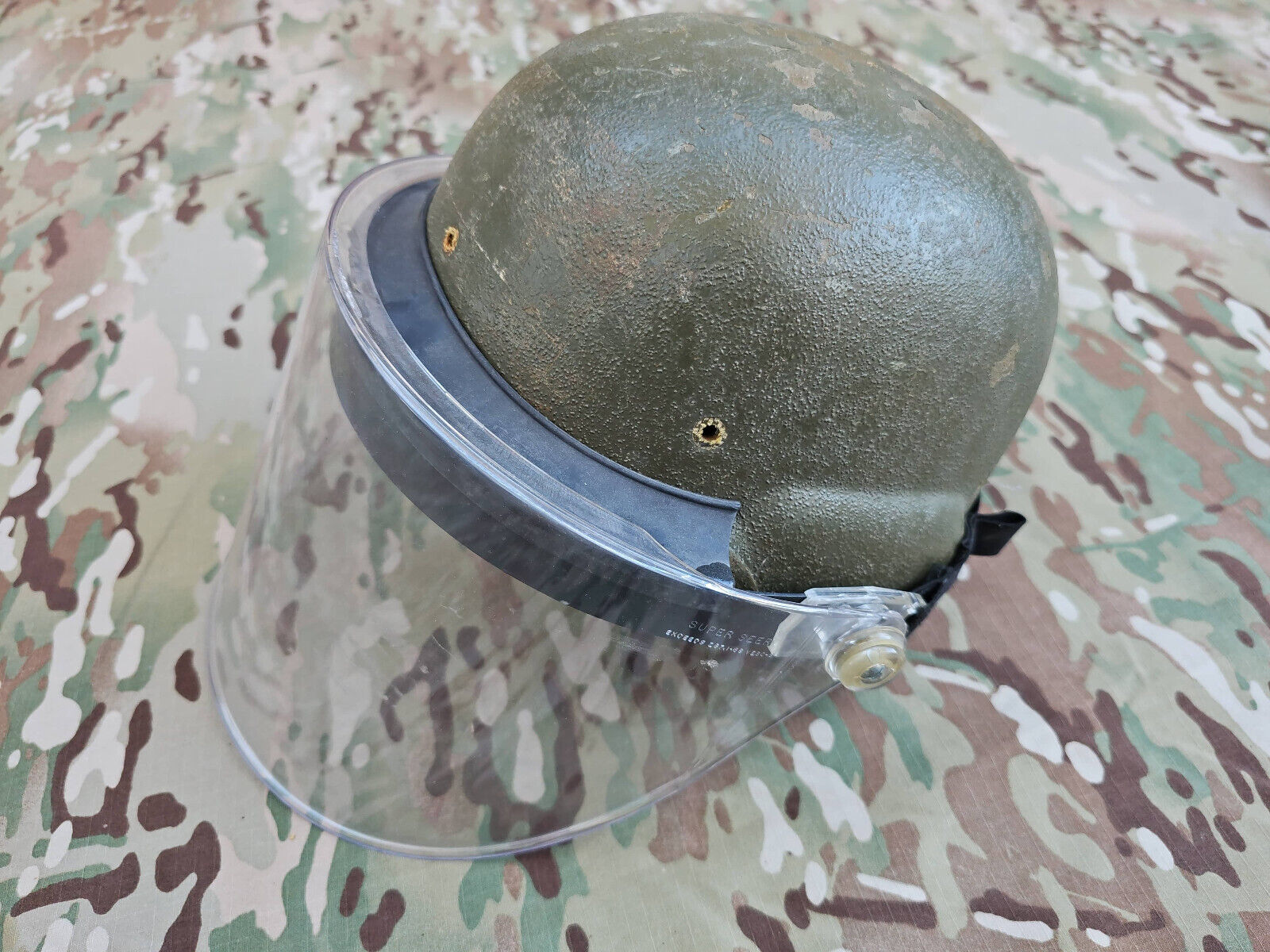 🇺🇸New Seer Riot Control PASGT Military Face Shield MFF-1 NATO M-1 Helmet Visor