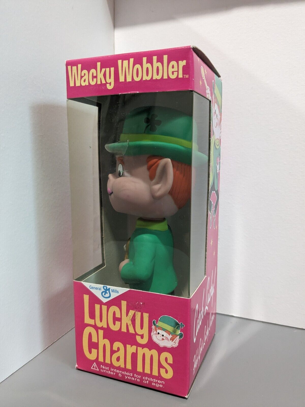 2002 Funko Wacky Wobblers LUCKY CHARMS Cereal Bobblehead Figure NEW