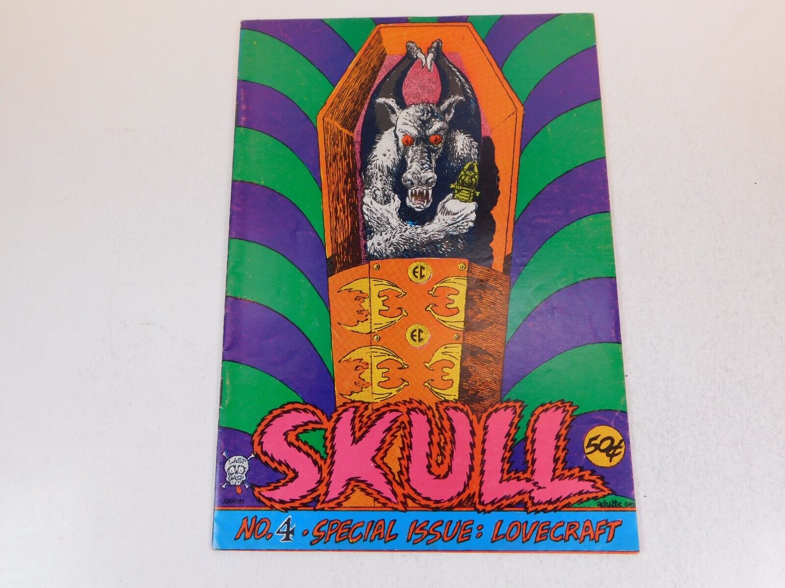 Skull #4 Underground Comic - Jaxon- Sheridan- Shelton- Dallas 1st Print Comix