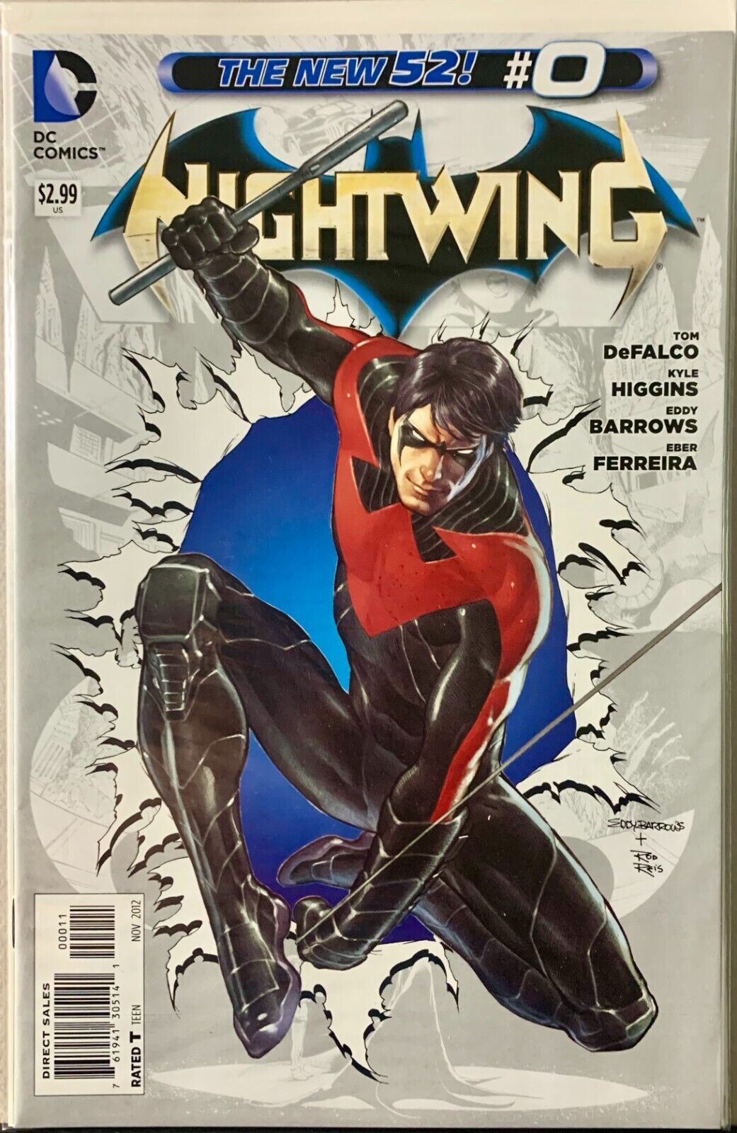 Nightwing #0 DC Comics November 2012 The New 52