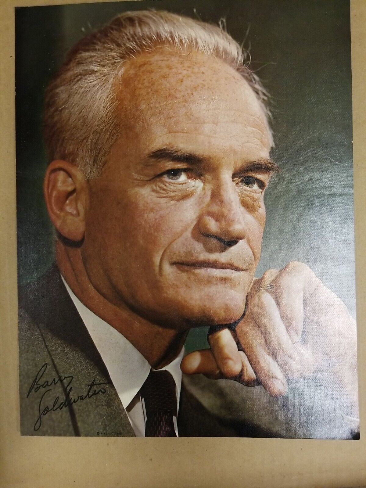 Barry Goldwater signed photo suitable for framing 10x12