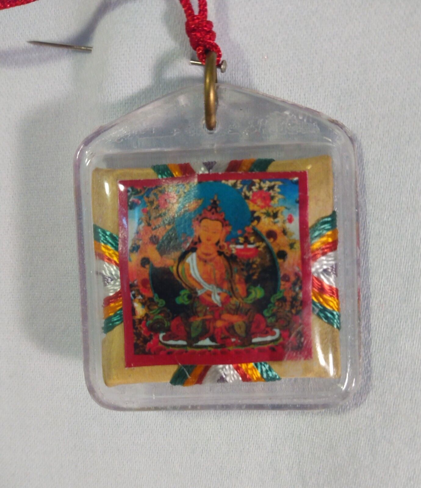 Yellow Manjushri Amulet Buddhist Tibet Nepal