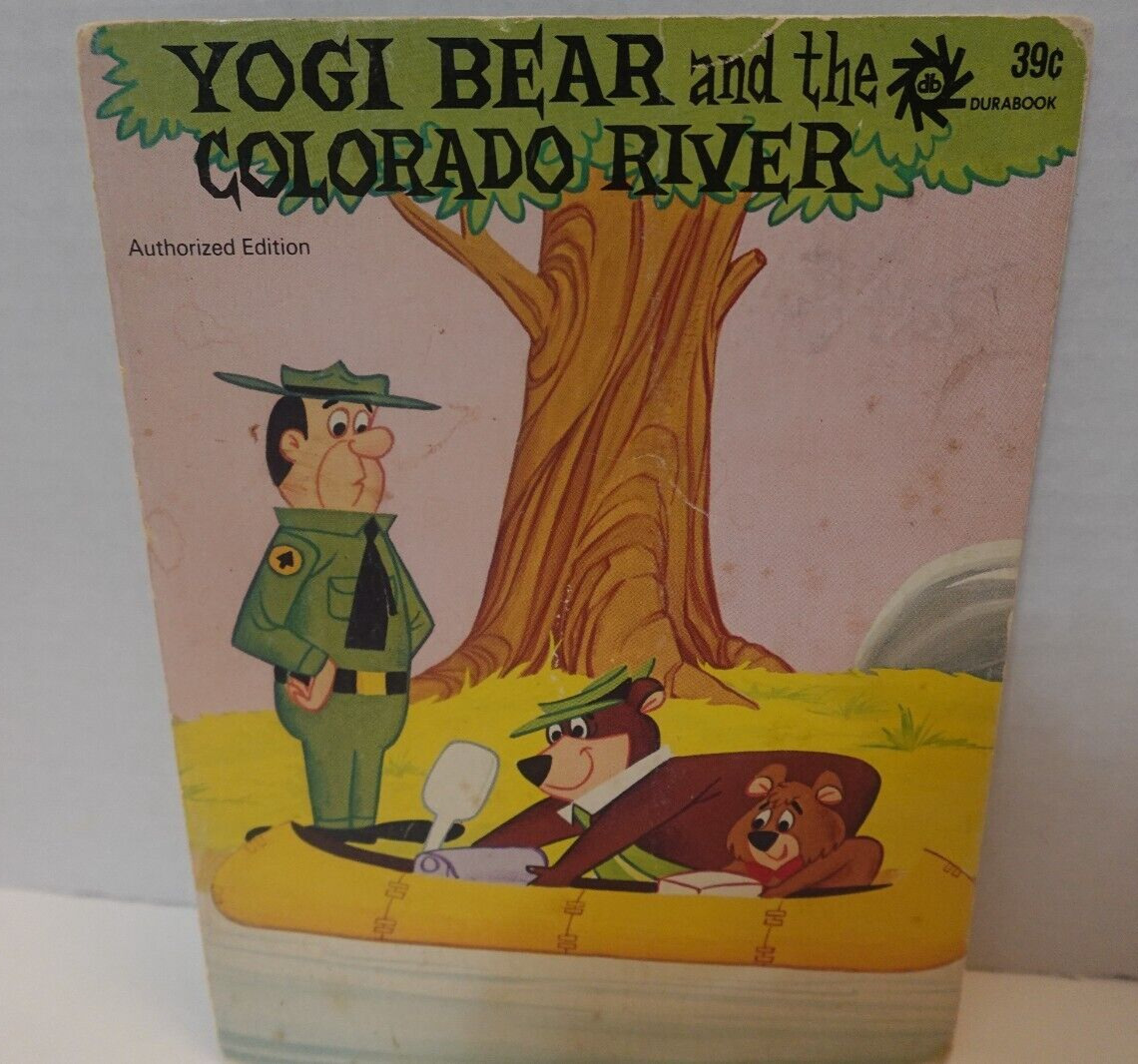 (vintage 1972 Hanna Barbera) Yogi Bear and the Colorado River Durabook