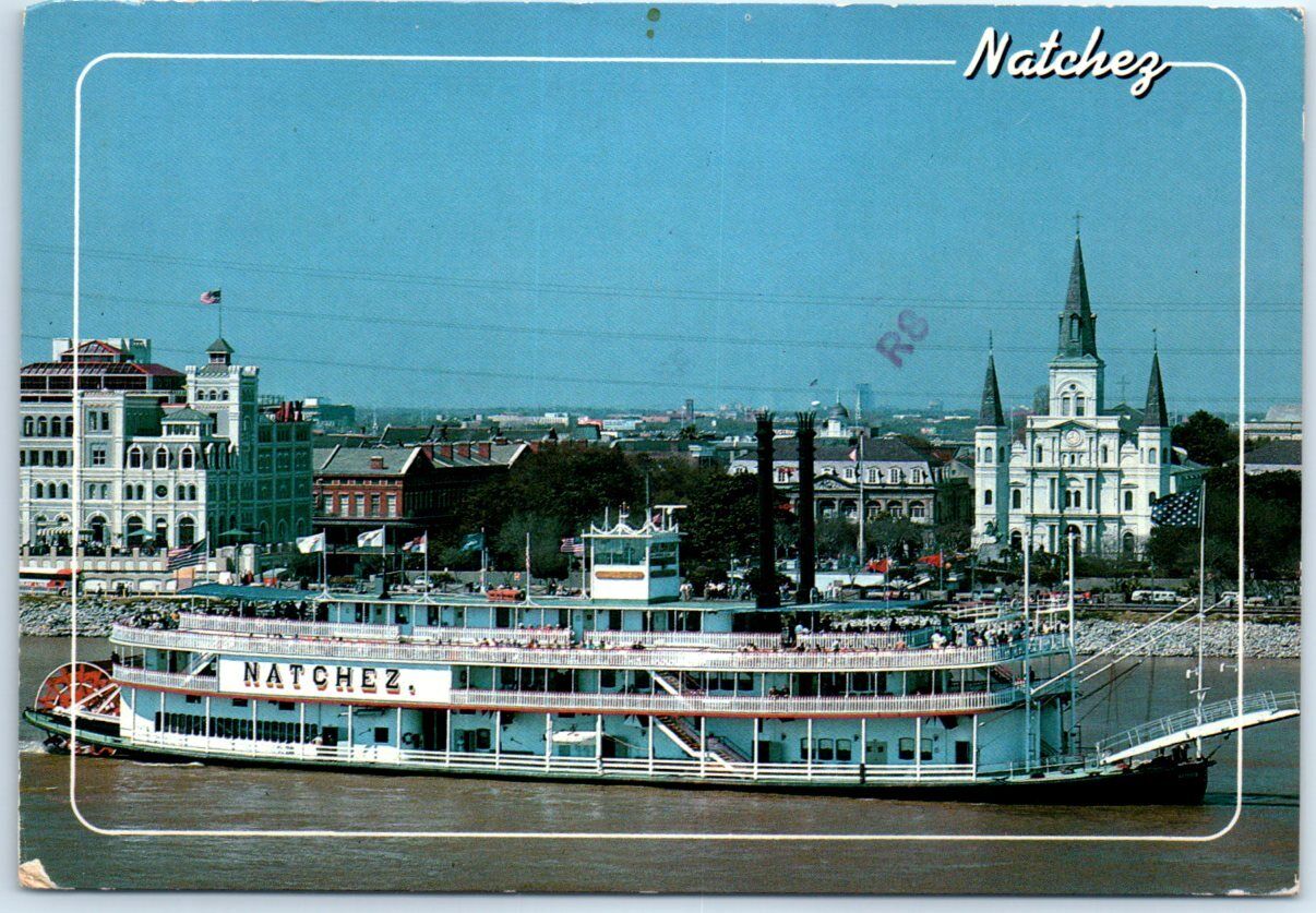 Postcard - Steamboat Natchez - New Orleans, Louisiana