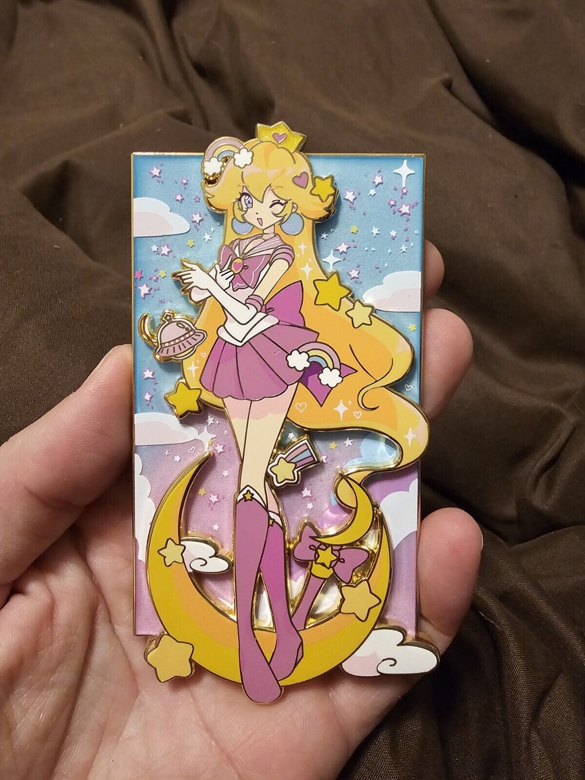 Princess Peach Fantasy Pin