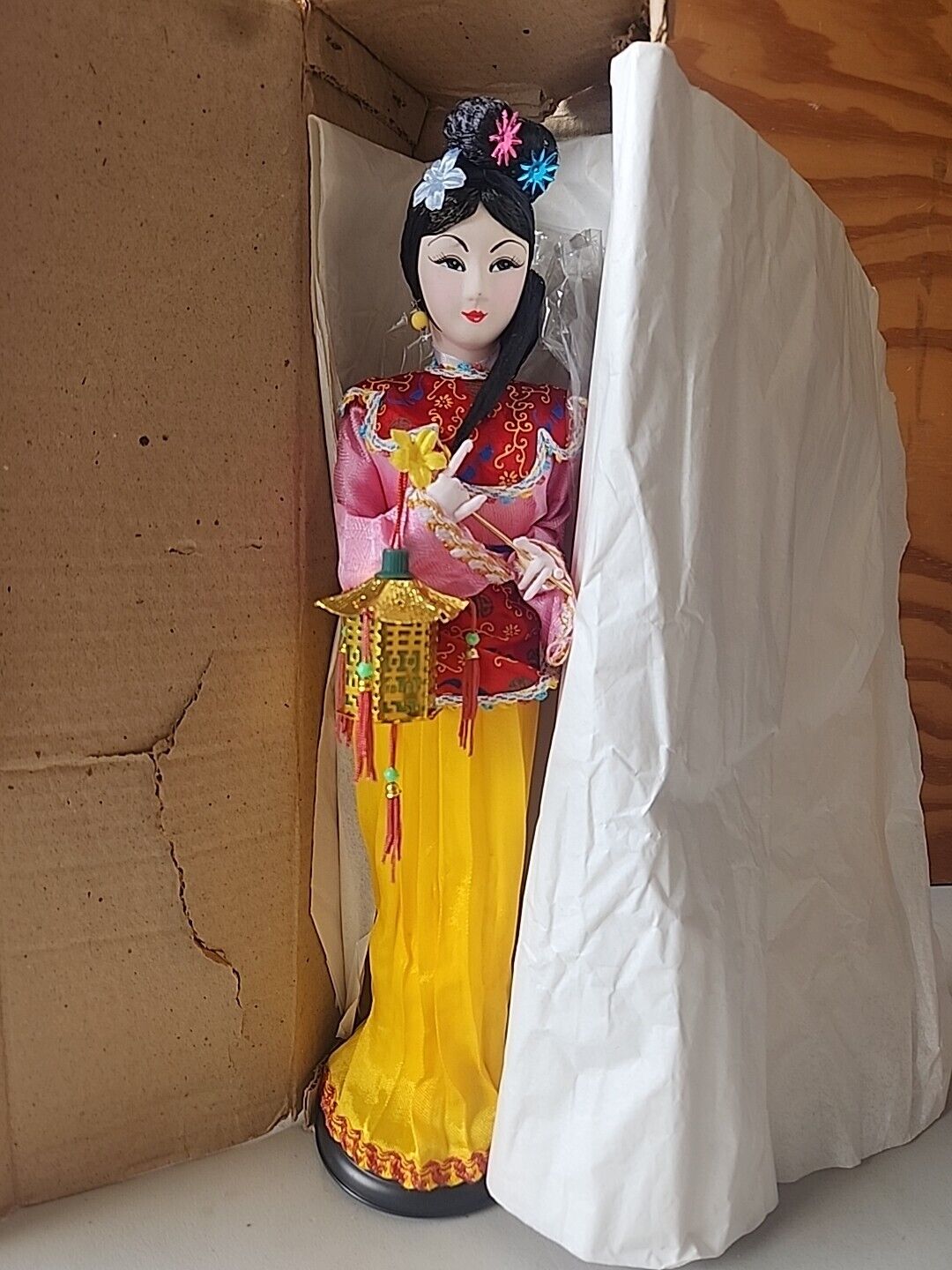 Vintage Chinese Japanese Asian Orate Woman Geisha Yu Chu 16\