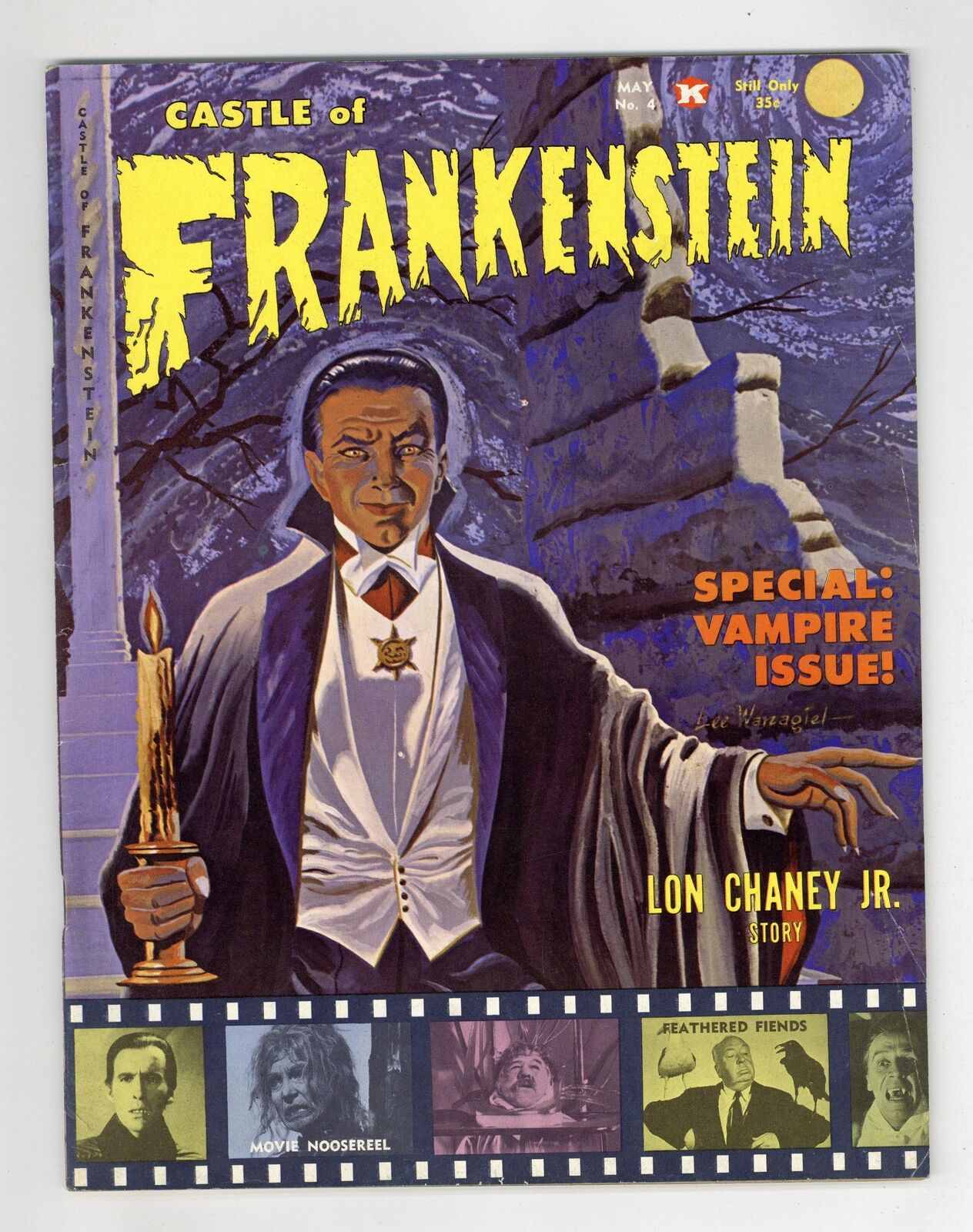 Castle of Frankenstein Magazine #4 FN 6.0 1964