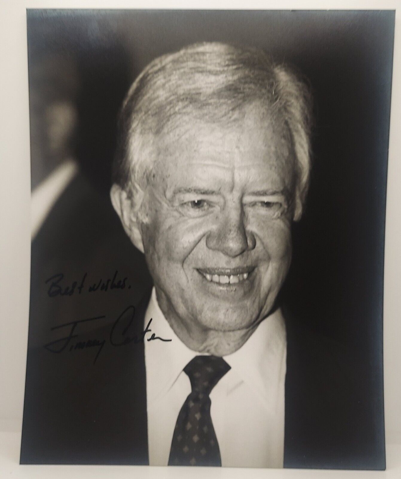 President Jimmy Carter Signed Full Signature 8x10 Photo