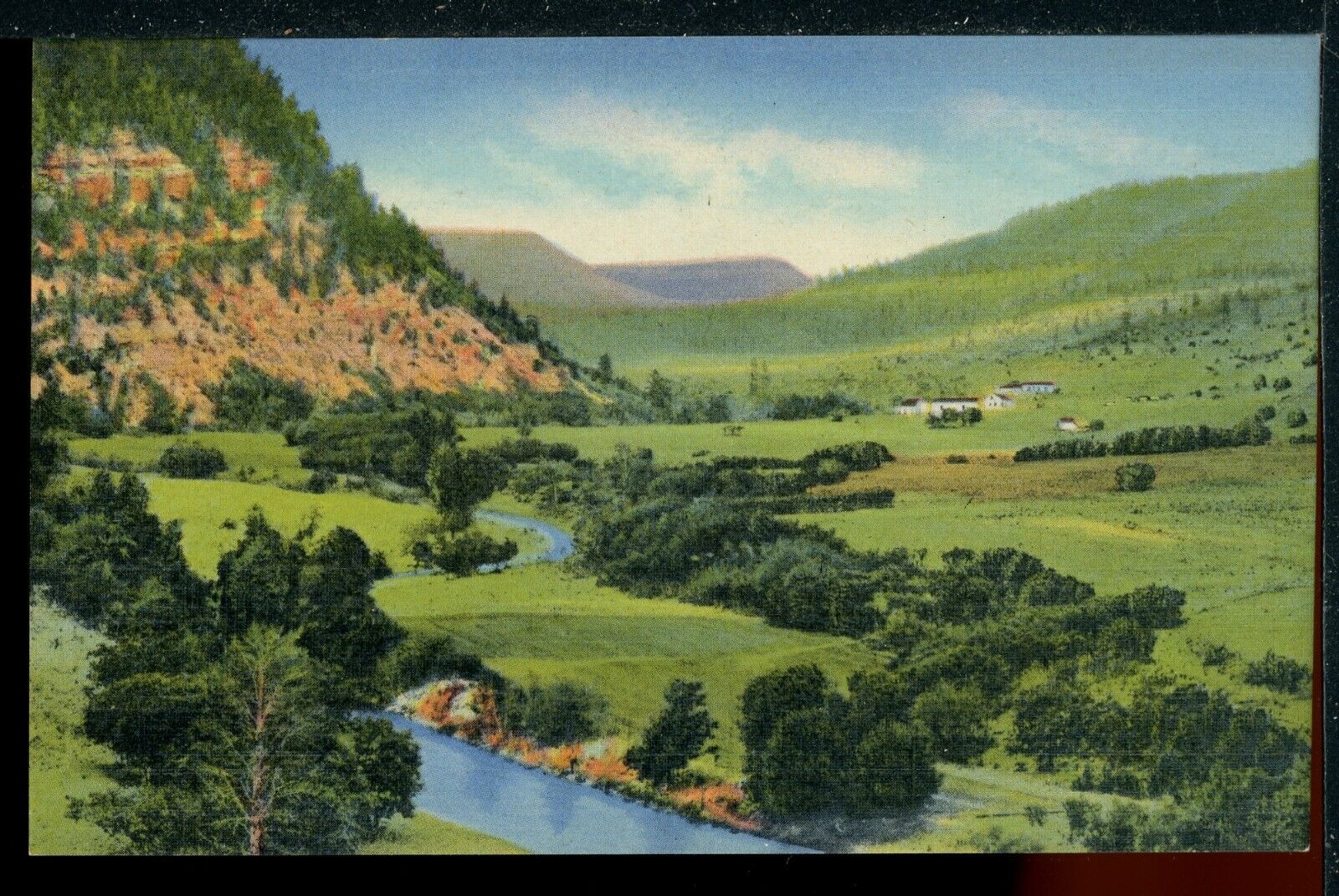 1940s Upper Pecos Valley New Mexico Vintage Postcard R148